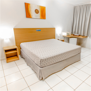 Acomodações confortáveis