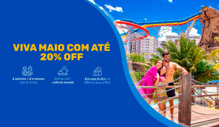 MAIO 20% OFF